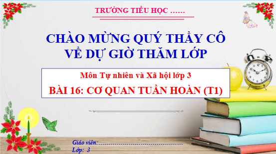 Giáo án điện tử TNXH lớp 3 Cánh diều Bài 16: Cơ quan tuần hoàn | PPT Tự nhiên và xã hội lớp 3