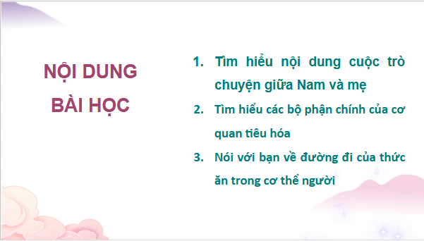 Giáo án điện tử TNXH lớp 3 Chân trời sáng tạo Bài 20: Cơ quan tiêu hóa | PPT Tự nhiên và xã hội lớp 3