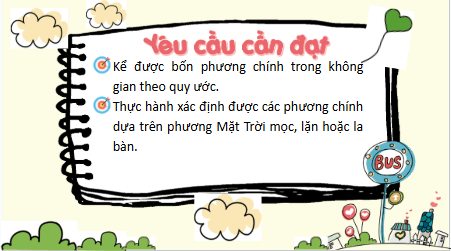 Giáo án điện tử TNXH lớp 3 Kết nối tri thức Bài 26: Xác định các phương trong không gian | PPT Tự nhiên và xã hội lớp 3