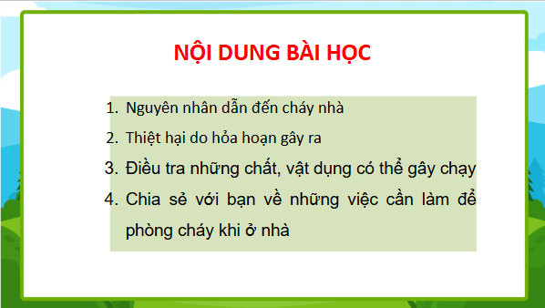 Giáo án điện tử TNXH lớp 3 Chân trời sáng tạo Bài 3: Phòng tránh hỏa hoạn khi ở nhà | PPT Tự nhiên và xã hội lớp 3