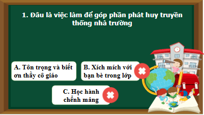 Giáo án điện tử TNXH lớp 3 Kết nối tri thức Bài 7: Giữ an toàn và vệ sinh ở trường | PPT Tự nhiên và xã hội lớp 3