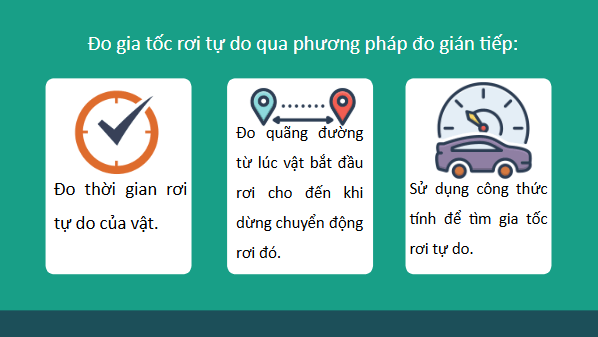 Giáo án điện tử Vật Lí 10 Kết nối tri thức Bài 11: Thực hành: Đo gia tốc rơi tự do | PPT Vật Lí 10