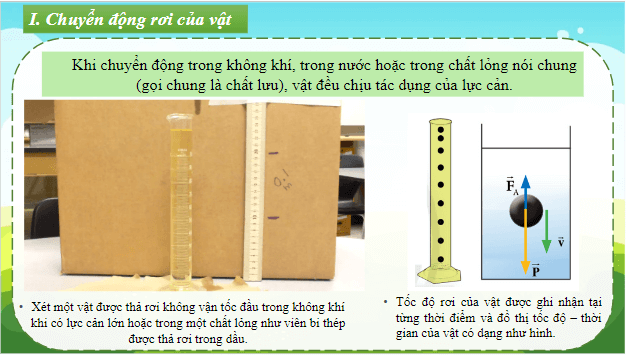 Giáo án điện tử Vật Lí 10 Chân trời sáng tạo Bài 12: Chuyển động của vật trong chất lưu | PPT Vật Lí 10