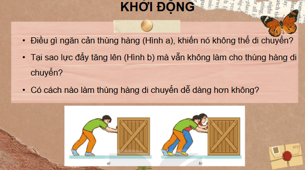 Giáo án điện tử Vật Lí 10 Kết nối tri thức Bài 18: Lực ma sát | PPT Vật Lí 10