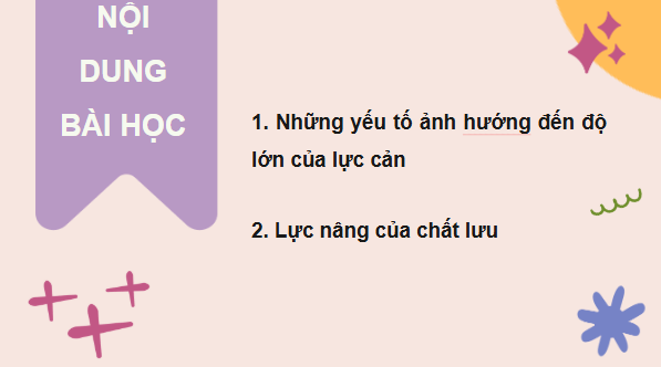 Giáo án điện tử Vật Lí 10 Kết nối tri thức Bài 19: Lực cản và lực nâng | PPT Vật Lí 10