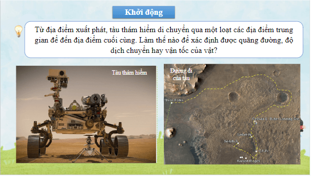 Giáo án điện tử Vật Lí 10 Cánh diều Bài 2: Đồ thị độ dịch chuyển theo thời gian. Độ dịch chuyển tổng hợp và vận tốc tổng hợp | PPT Vật Lí 10