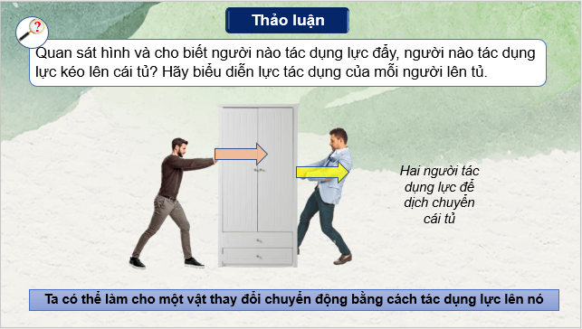 Giáo án điện tử Vật Lí 10 Cánh diều Bài 2: Một số lực thường gặp | PPT Vật Lí 10