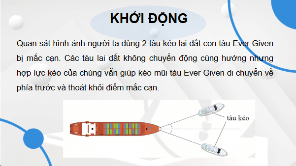 Giáo án điện tử Vật Lí 10 Kết nối tri thức Bài 22: Thực hành: Tổng hợp lực | PPT Vật Lí 10