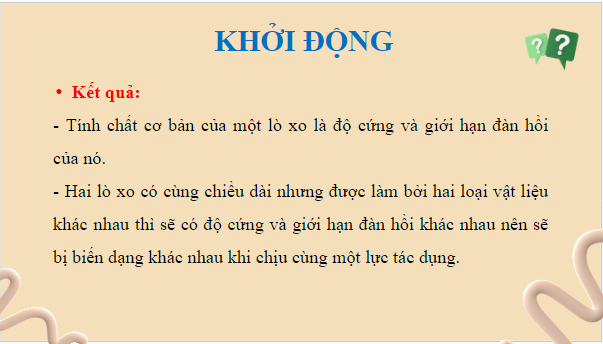 Giáo án điện tử Vật Lí 10 Chân trời sáng tạo Bài 23: Định luật Hooke | PPT Vật Lí 10