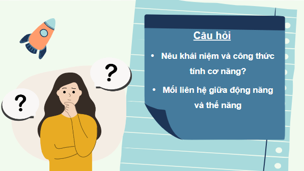 Giáo án điện tử Vật Lí 10 Kết nối tri thức Bài 26: Cơ năng và định luật bảo toàn cơ năng | PPT Vật Lí 10