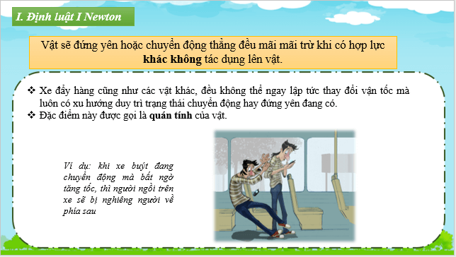 Giáo án điện tử Vật Lí 10 Cánh diều Bài 3: Ba định luật Newton về chuyển động | PPT Vật Lí 10