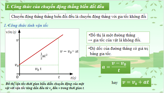 Giáo án điện tử Vật Lí 10 Cánh diều Bài 4: Chuyển động biến đổi | PPT Vật Lí 10