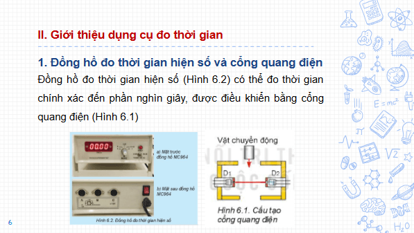 Giáo án điện tử Vật Lí 10 Kết nối tri thức Bài 6: Thực hành: Đo tốc độ của vật chuyển động | PPT Vật Lí 10