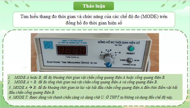 Giáo án điện tử Vật Lí 10 Chân trời sáng tạo Bài 6: Thực hành đo tốc độ của vật chuyển động thẳng | PPT Vật Lí 10