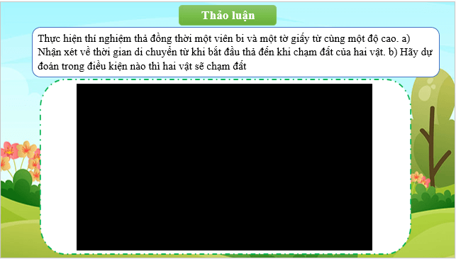 Giáo án điện tử Vật Lí 10 Chân trời sáng tạo Bài 8: Thực hành đo gia tốc rơi tự do | PPT Vật Lí 10