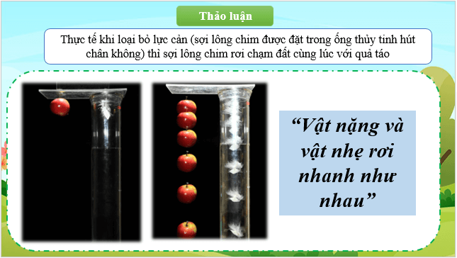 Giáo án điện tử Vật Lí 10 Chân trời sáng tạo Bài 8: Thực hành đo gia tốc rơi tự do | PPT Vật Lí 10