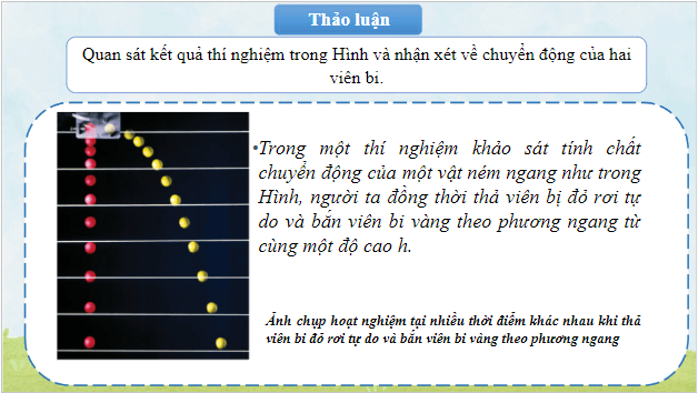 Giáo án điện tử Vật Lí 10 Chân trời sáng tạo Bài 9: Chuyển động ném | PPT Vật Lí 10