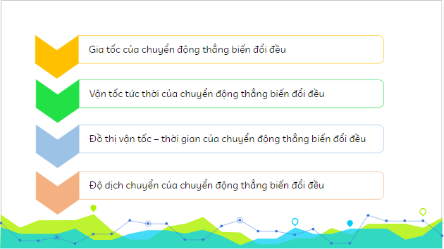 Giáo án điện tử Vật Lí 10 Kết nối tri thức Bài 9: Chuyển động thẳng biến đổi đều | PPT Vật Lí 10