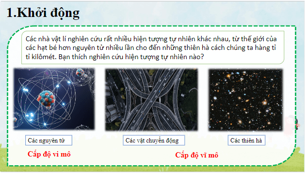 Giáo án điện tử Vật Lí 10 Cánh diều Bài mở đầu: Giới thiệu mục đích học tập môn Vật Lí | PPT Vật Lí 10