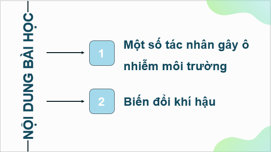Giáo án điện tử Chuyên đề Vật Lí 10 Kết nối tri thức Bài 9: Sơ lược về các chất gây ô nhiễm môi trường | PPT Chuyên đề Vật Lí 10