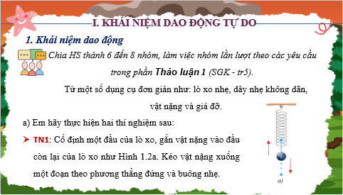 Giáo án điện tử Vật Lí 11 Chân trời sáng tạo Bài 1: Mô tả dao động | PPT Vật Lí 11