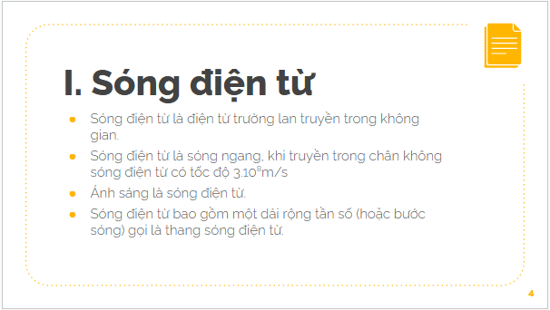 Giáo án điện tử Vật Lí 11 Kết nối tri thức Bài 11: Sóng điện từ | PPT Vật Lí 11