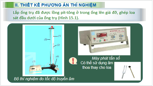 Giáo án điện tử Vật Lí 11 Kết nối tri thức Bài 15: Thực hành: Đo tốc độ truyền âm | PPT Vật Lí 11