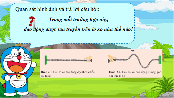 Giáo án điện tử Vật Lí 11 Cánh diều Bài 2: Sóng dọc và sóng ngang | PPT Vật Lí 11