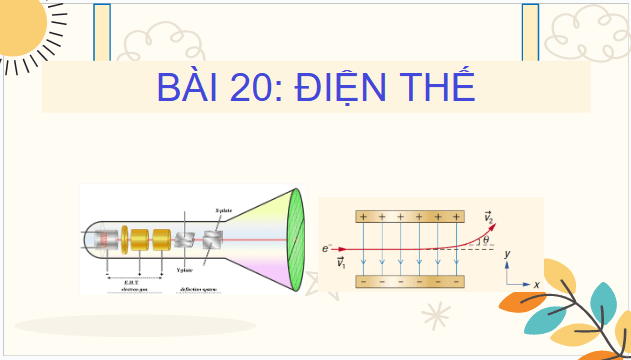 Giáo án điện tử Vật Lí 11 Kết nối tri thức Bài 20: Điện thế | PPT Vật Lí 11