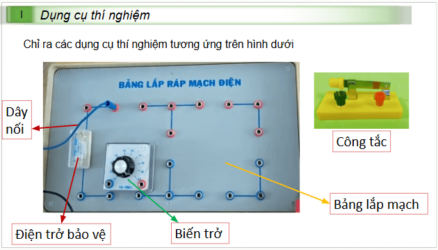 Giáo án điện tử Vật Lí 11 Kết nối tri thức Bài 26: Thực hành: Đo suất điện động và điện trở trong của pin điện hoá | PPT Vật Lí 11