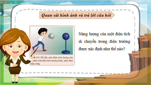 Giáo án điện tử Vật Lí 11 Cánh diều Bài 3: Điện thế, hiệu điện thế, tụ điện | PPT Vật Lí 11