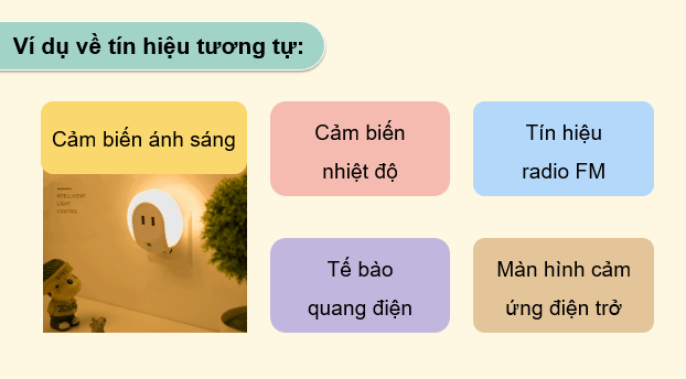 Giáo án điện tử Chuyên đề Vật Lí 11 Kết nối tri thức Bài 5: Tín hiệu tương tự và tín hiệu số | PPT Chuyên đề Vật Lí 11