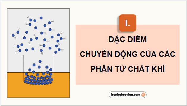 Giáo án điện tử Vật Lí 12 Cánh diều Bài 1: Mô hình động học phân tử chất khí | PPT Vật Lí 12