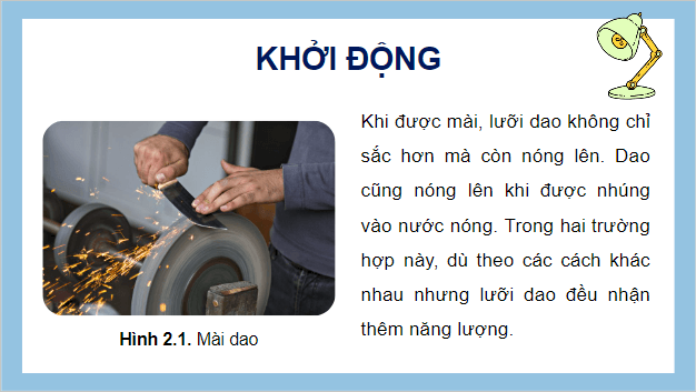 Giáo án điện tử Vật Lí 12 Cánh diều Bài 2: Định luật 1 của nhiệt động lực học | PPT Vật Lí 12