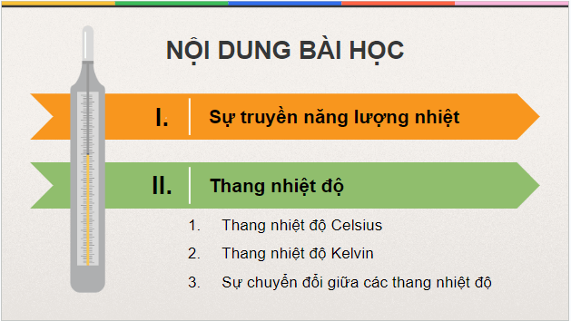 Giáo án điện tử Vật Lí 12 Cánh diều Bài 3: Thang nhiệt độ | PPT Vật Lí 12