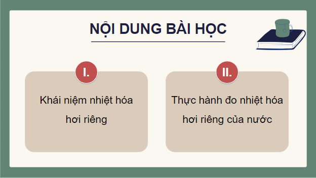 Giáo án điện tử Vật Lí 12 Kết nối tri thức Bài 6: Nhiệt hoá hơi riêng | PPT Vật Lí 12