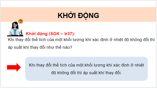 Giáo án điện tử Vật Lí 12 Kết nối tri thức Bài 9: Định luật Boyle | PPT Vật Lí 12