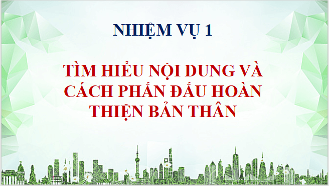 Giáo án điện tử Hoạt động trải nghiệm 11 Chân trời sáng tạo (hay nhất) | Bài giảng powerpoint (PPT) HĐTN 11