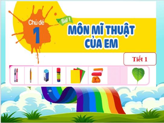 Giáo án điện tử Mĩ thuật lớp 1 Cánh diều (hay nhất) | Bài giảng powerpoint (PPT) Mĩ thuật 1