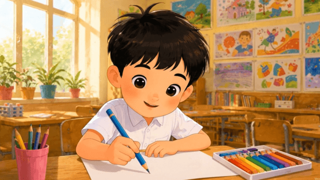 Video AI khởi động Mĩ thuật lớp 3