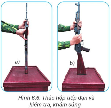 Lý thuyết GDQP 11 Cánh diều Bài 6: Giới thiệu một số loại súng bộ binh, thuốc nổ, vật cản và vũ khí tự tạo | Giáo dục quốc phòng 11 (ảnh 4)