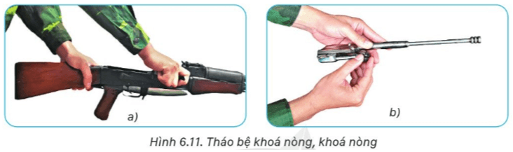 Lý thuyết GDQP 11 Cánh diều Bài 6: Giới thiệu một số loại súng bộ binh, thuốc nổ, vật cản và vũ khí tự tạo | Giáo dục quốc phòng 11 (ảnh 7)