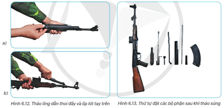 Lý thuyết GDQP 11 Cánh diều Bài 6: Giới thiệu một số loại súng bộ binh, thuốc nổ, vật cản và vũ khí tự tạo | Giáo dục quốc phòng 11 (ảnh 8)