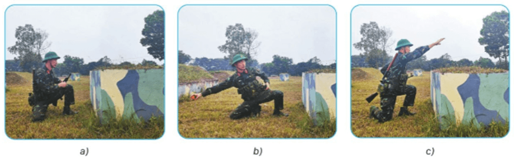 Trắc nghiệm GDQP 11 Cánh diều Bài 10 (có đáp án): Kĩ thuật sử dụng lựu đạn