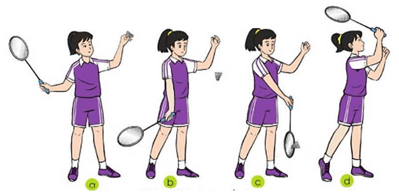 Hãy nêu những điểm khác nhau giữa kĩ thuật giao cầu thuận tay và kĩ thuật giao cầu trái tay