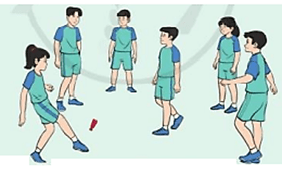 Vận dụng các kĩ thuật trong đá cầu trong thực tế thi đấu môn Đá cầu