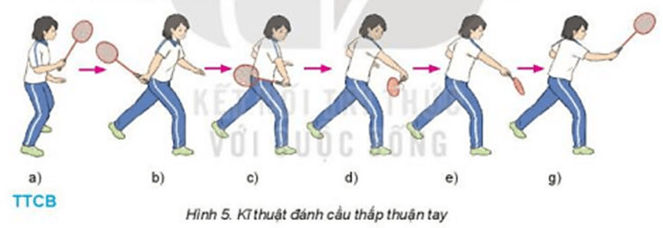 Vận dụng kỹ thuật đánh cầu thấp thuận tay và trò chơi vận động để luyện tập, rèn luyện sức khỏe hàng ngày