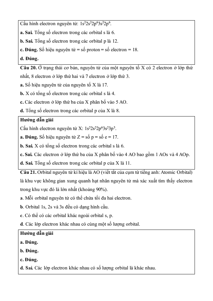 Đề kiểm tra Hóa học 10 Cánh diều Chủ đề 1 (có lời giải)