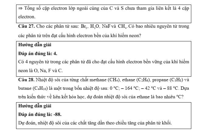 Đề kiểm tra Hóa học 10 Cánh diều Chủ đề 3 (có lời giải)