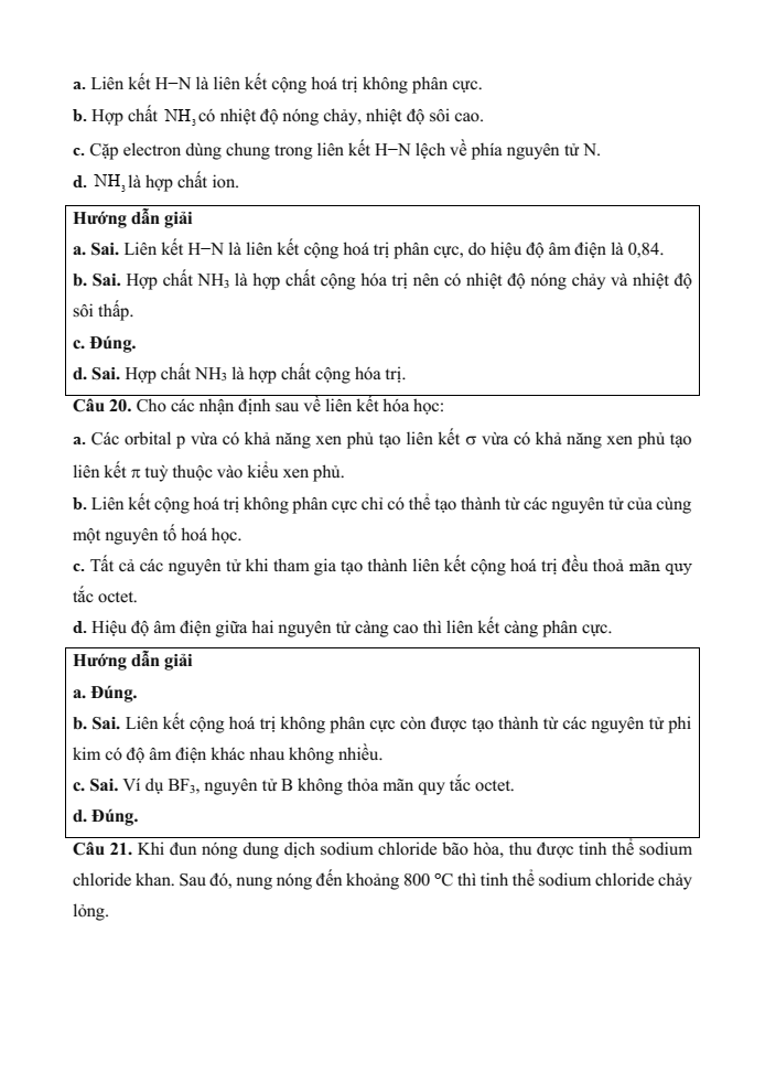 Đề kiểm tra Hóa học 10 Cánh diều Chủ đề 3 (có lời giải)